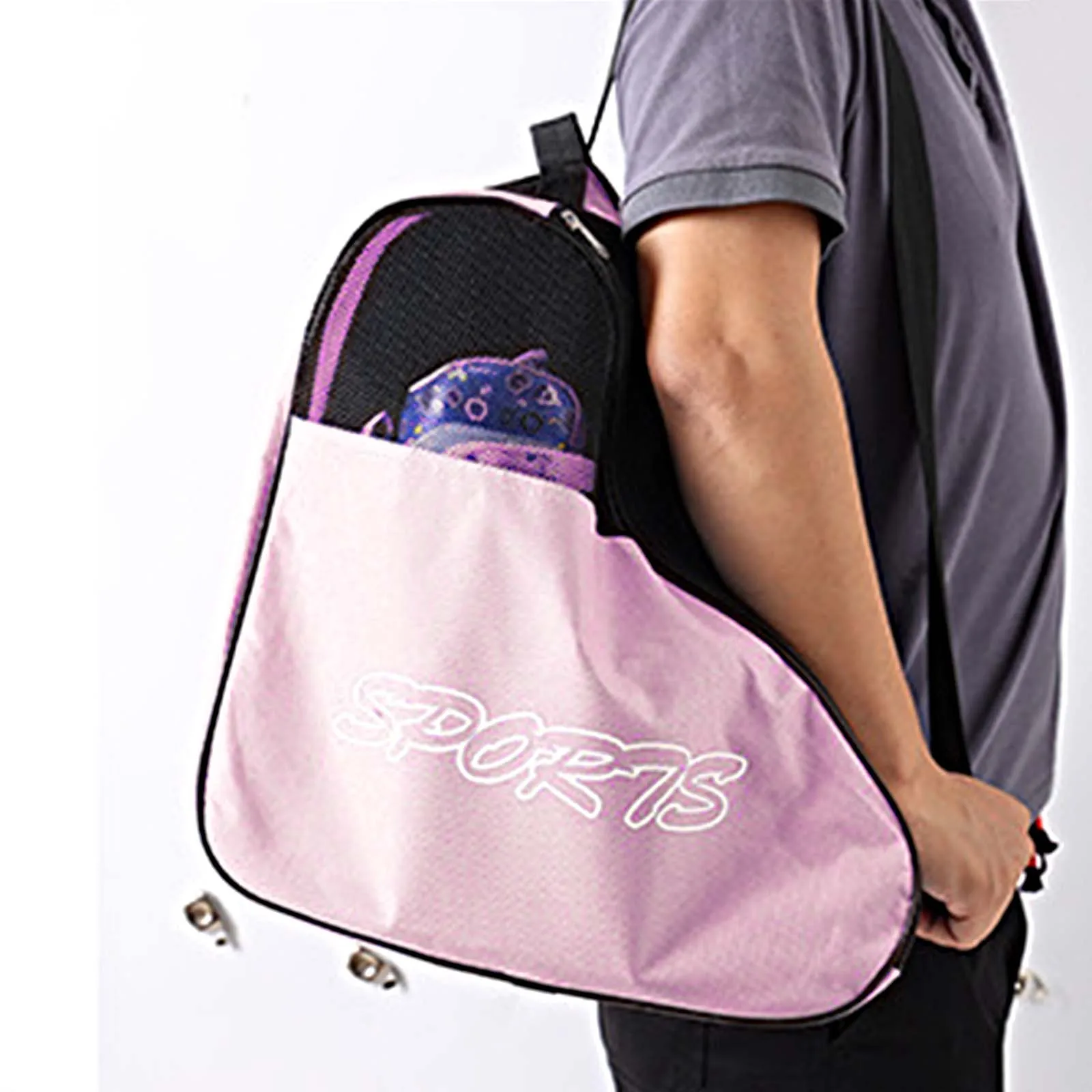Bolsa para Patines de Ruedas Transpirable y Gran Capacidad