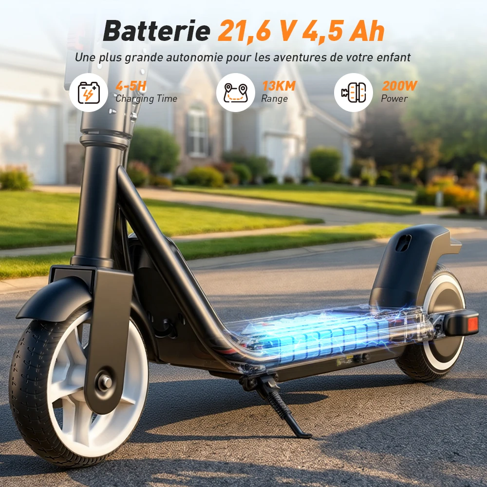Patinete Eléctrico Infantil IScooter IK3Max 200W Plegable
