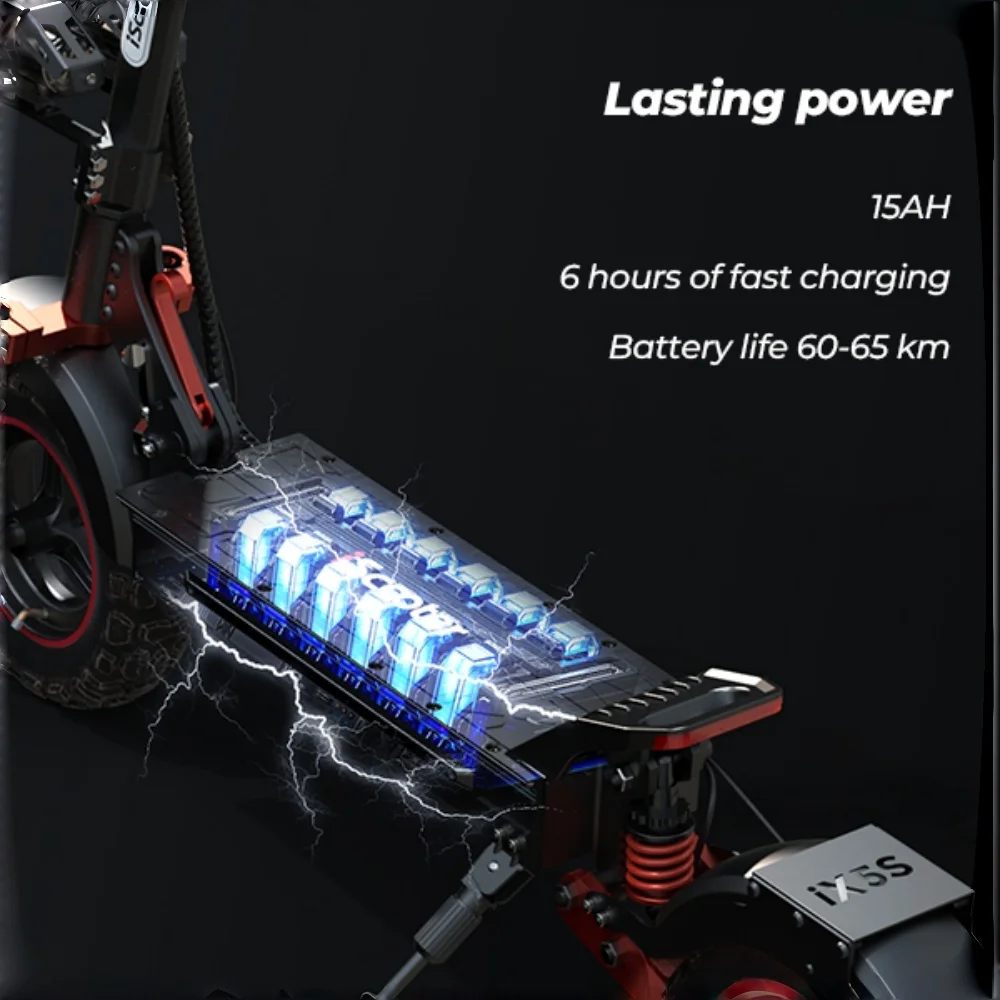 Patinete Eléctrico iScooter iX5S 48V 15Ah Todoterreno
