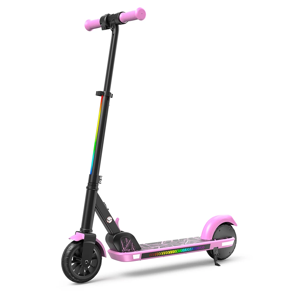 Patinete eléctrico IScooter K4 para niños: 150W, 16 km/h, plegable