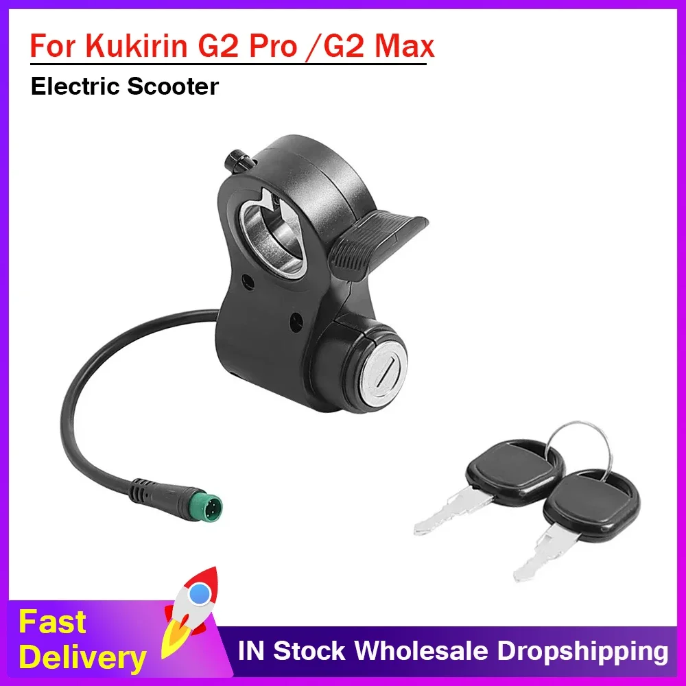 Interruptor de acelerador con llave para Kukirin G2 Max/G2 Pro