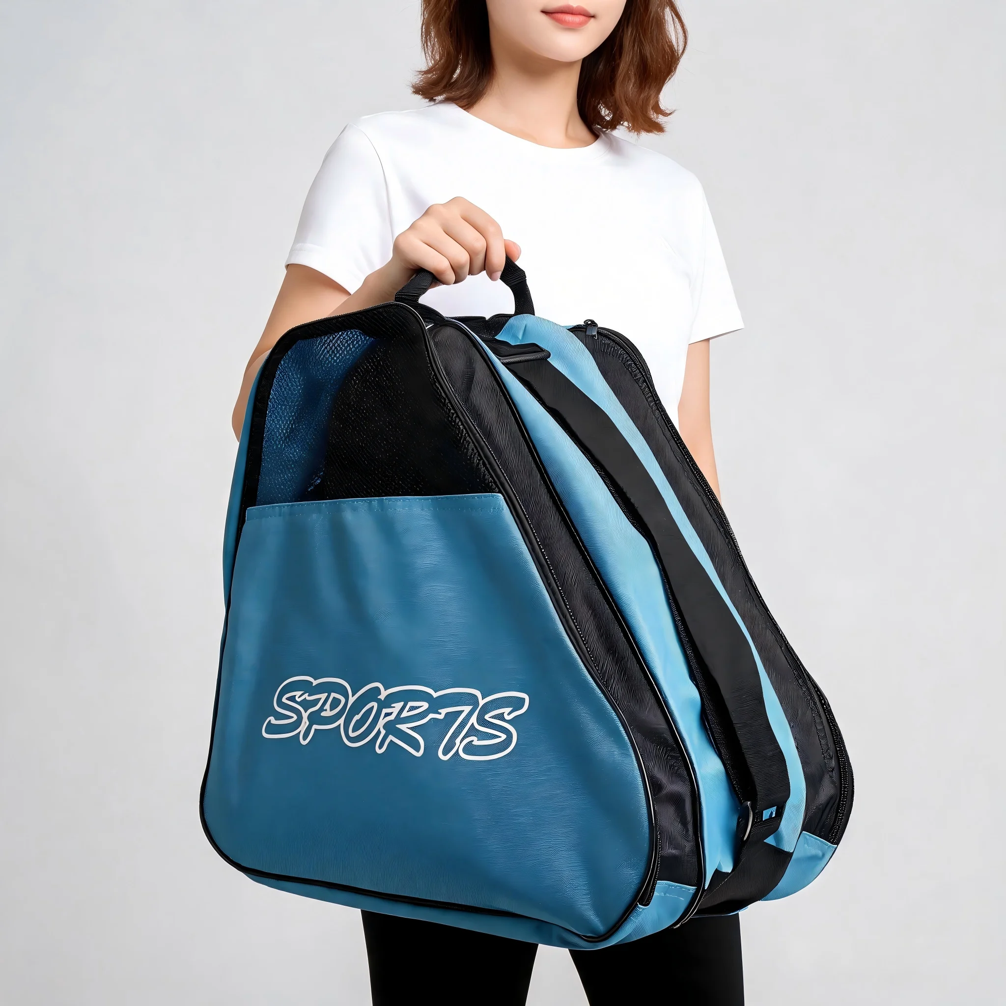Bolsa para Patines de Ruedas Transpirable y Gran Capacidad
