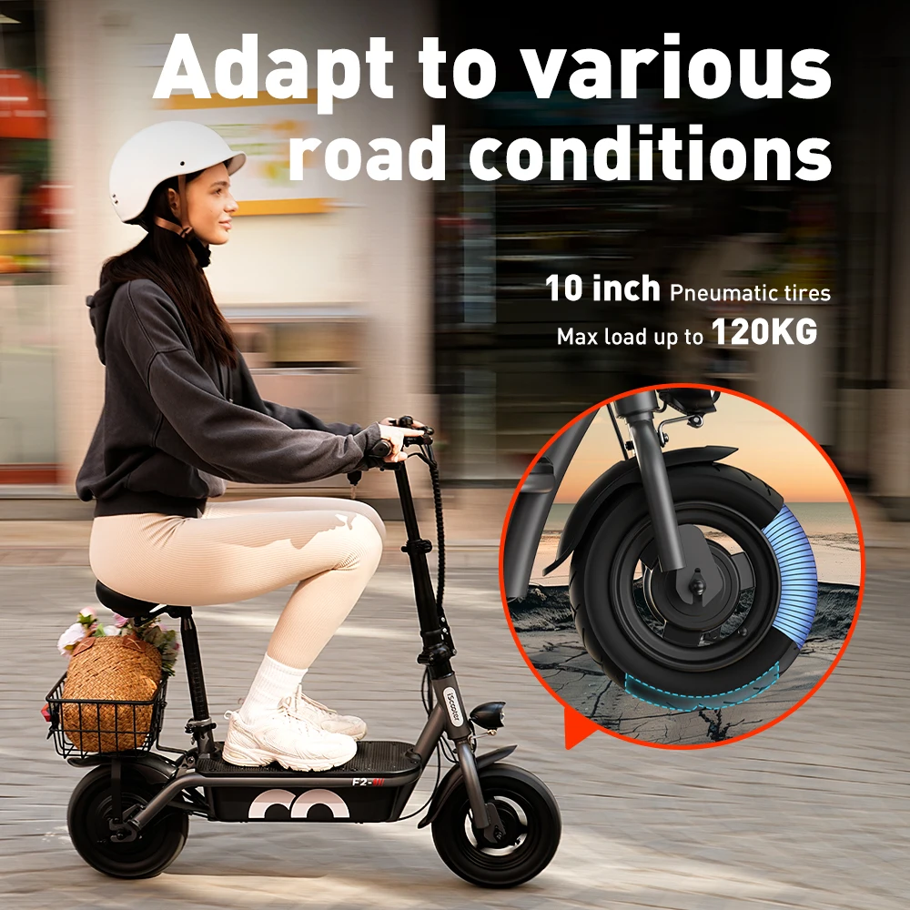 Patinete Eléctrico iScooter F2 Plegable 10 30 km