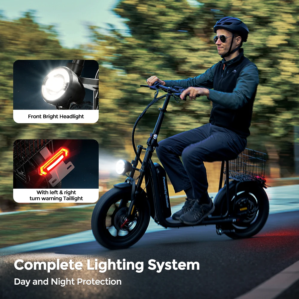 Patinete Eléctrico iScooter F7 48V 1000W 45km/h 72km