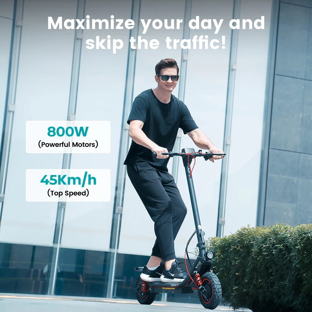 Patinete Eléctrico IScooter I10Pro 800W 48V 15Ah 60 km