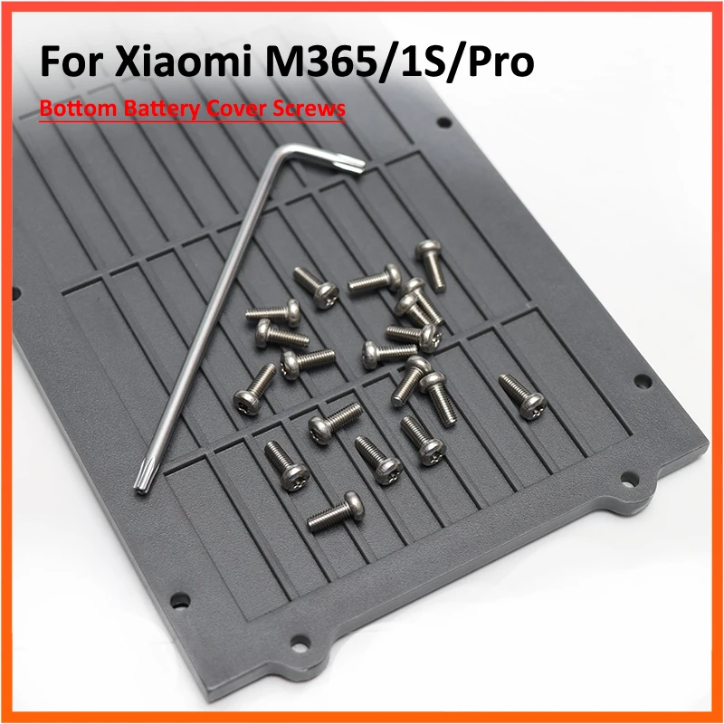 Cubierta inferior batería Xiaomi M365 y Pro con tornillos