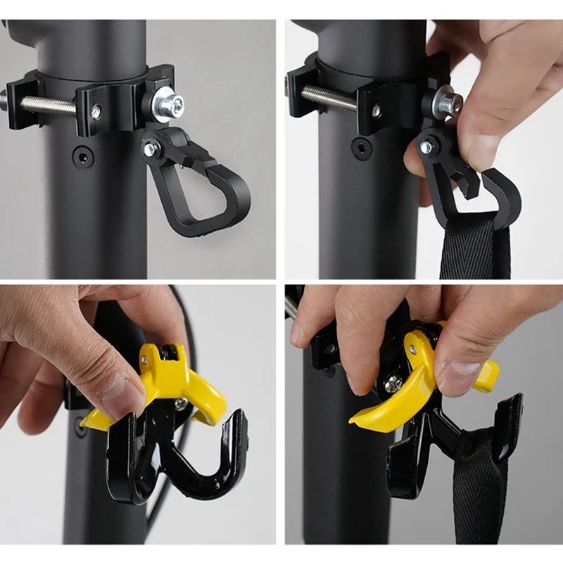 Gancho de aluminio para NINEBOT MAX G30 y bici eléctrica