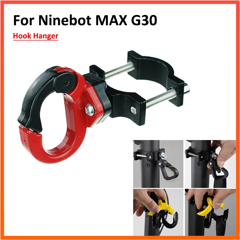 Gancho de aluminio para NINEBOT MAX G30 y bici eléctrica