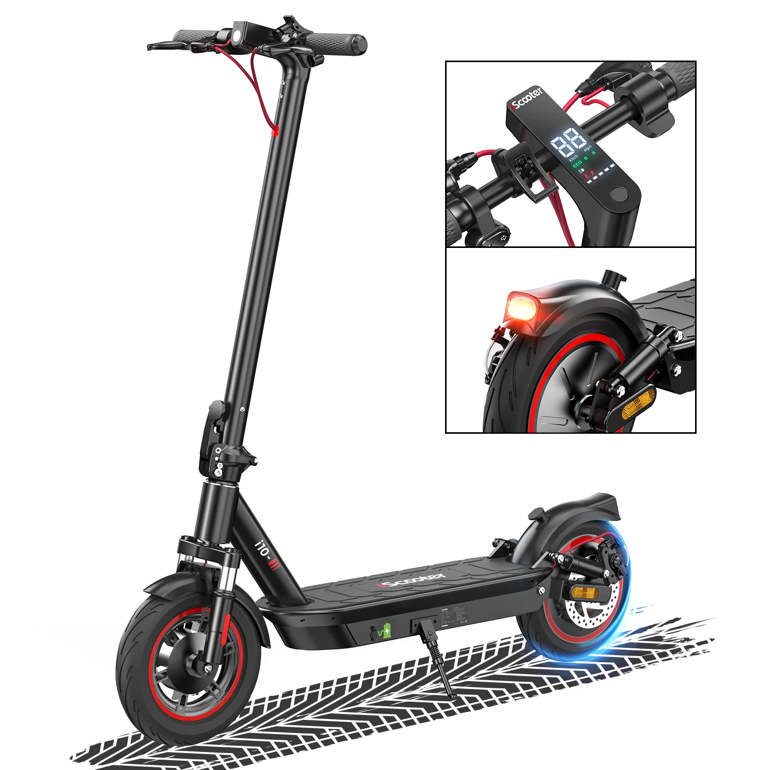 Patinete Eléctrico iScooter i10 650W 15AH 45KM | Comprar