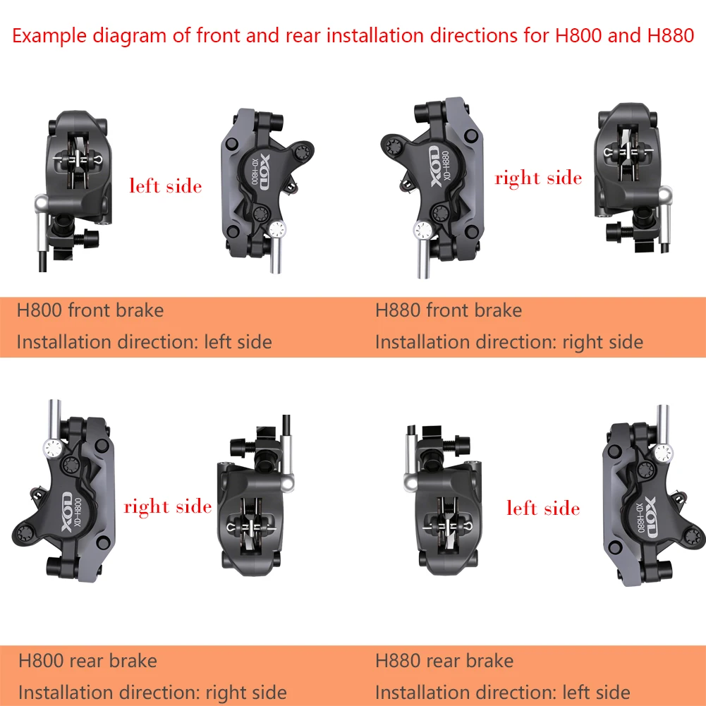 Frenos hidráulicos XOD XD-H800/XD-H880 para patinete eléctrico