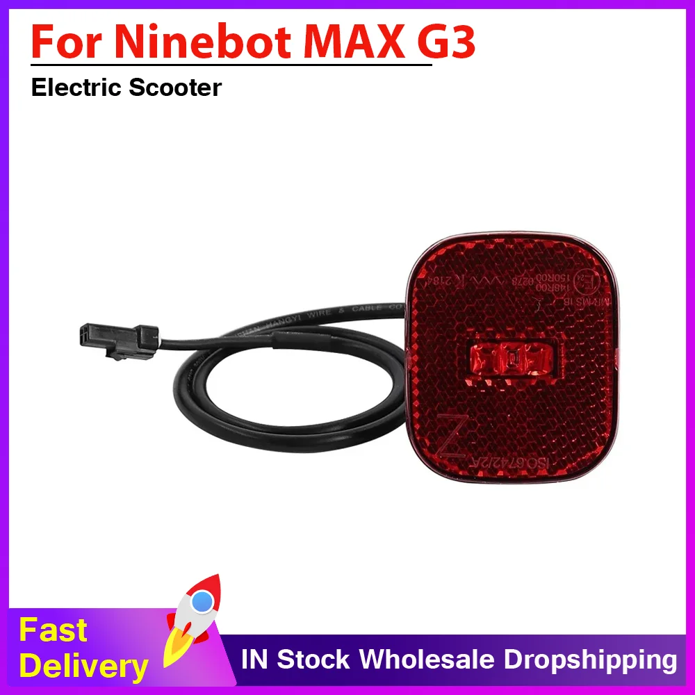 Luz trasera Ninebot MAX G3 F3 E3 ZT3 Pro | Freno y señal