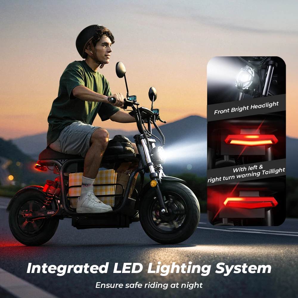 Patinete Eléctrico IScooter DX5 Off-Road para Adultos