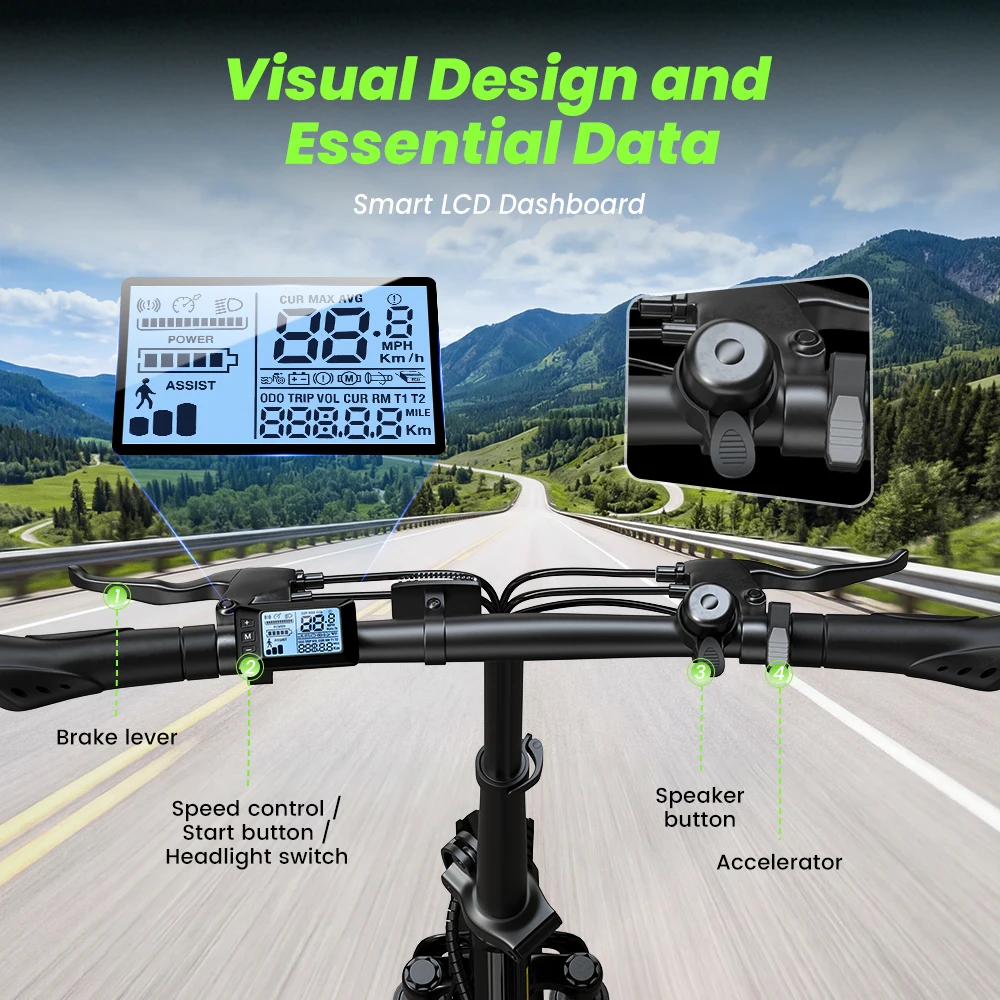 Bicicleta eléctrica iScooter 250W 16 ciudad y todoterreno