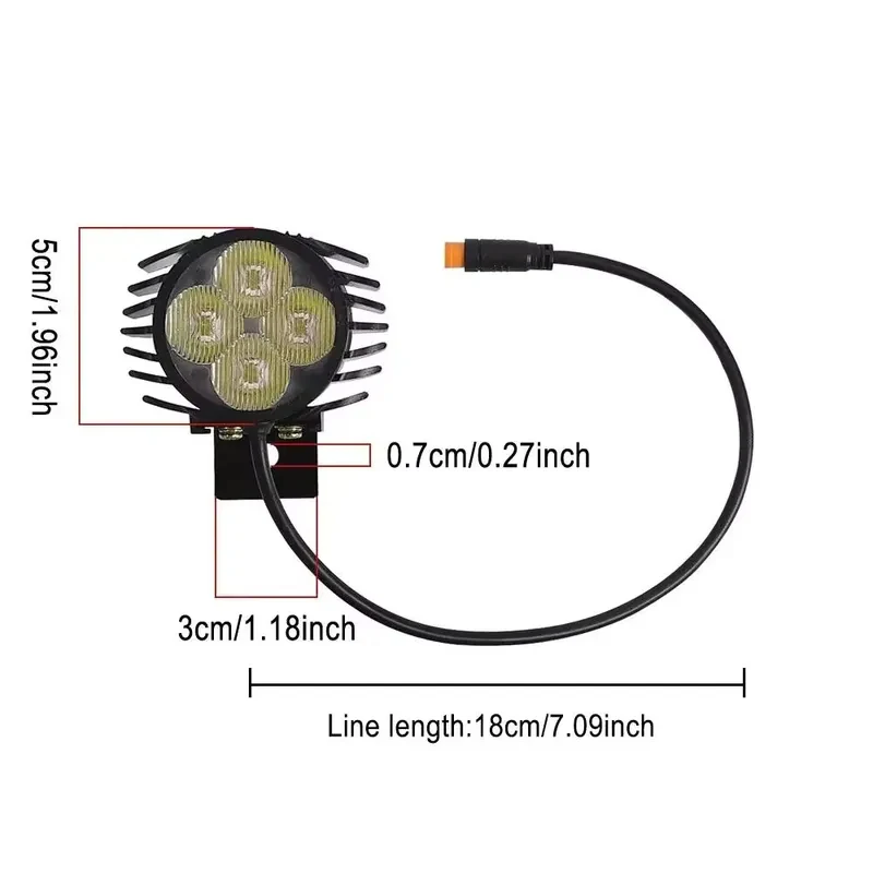 Faro LED Delantero para Kukirin G2 Pro y KUGOO KIRIN G2 MAX