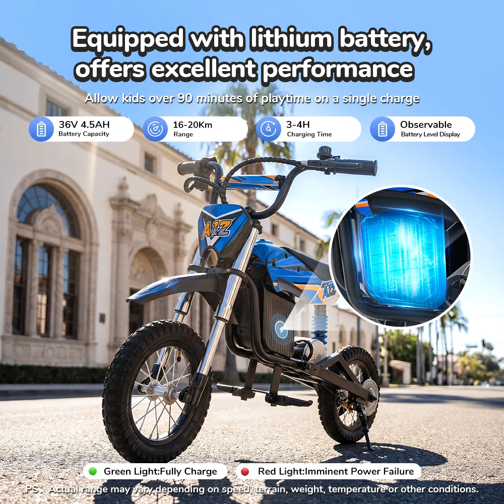 Moto eléctrica infantil IScooter A12 350W 25 km/h