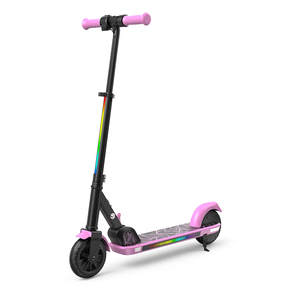 Patinete eléctrico IScooter K4 para niños: 150W, 16 km/h, plegable