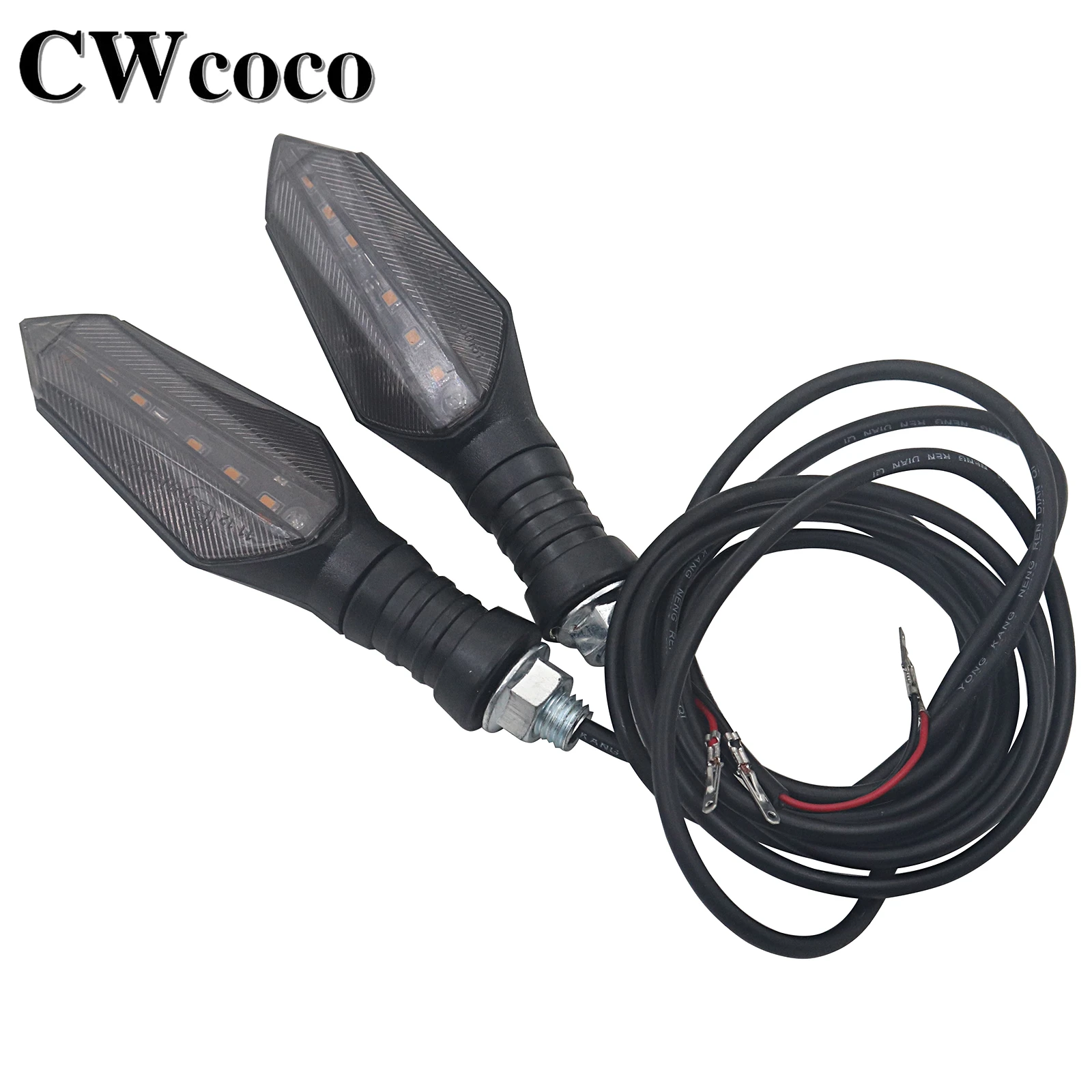 Luz de giro recta 60V para patinete Citycoco y moto
