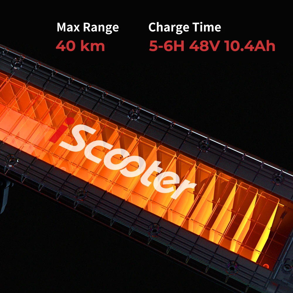 Patinete Eléctrico IScooter W8 750W 48V 14Ah | 40 km/h