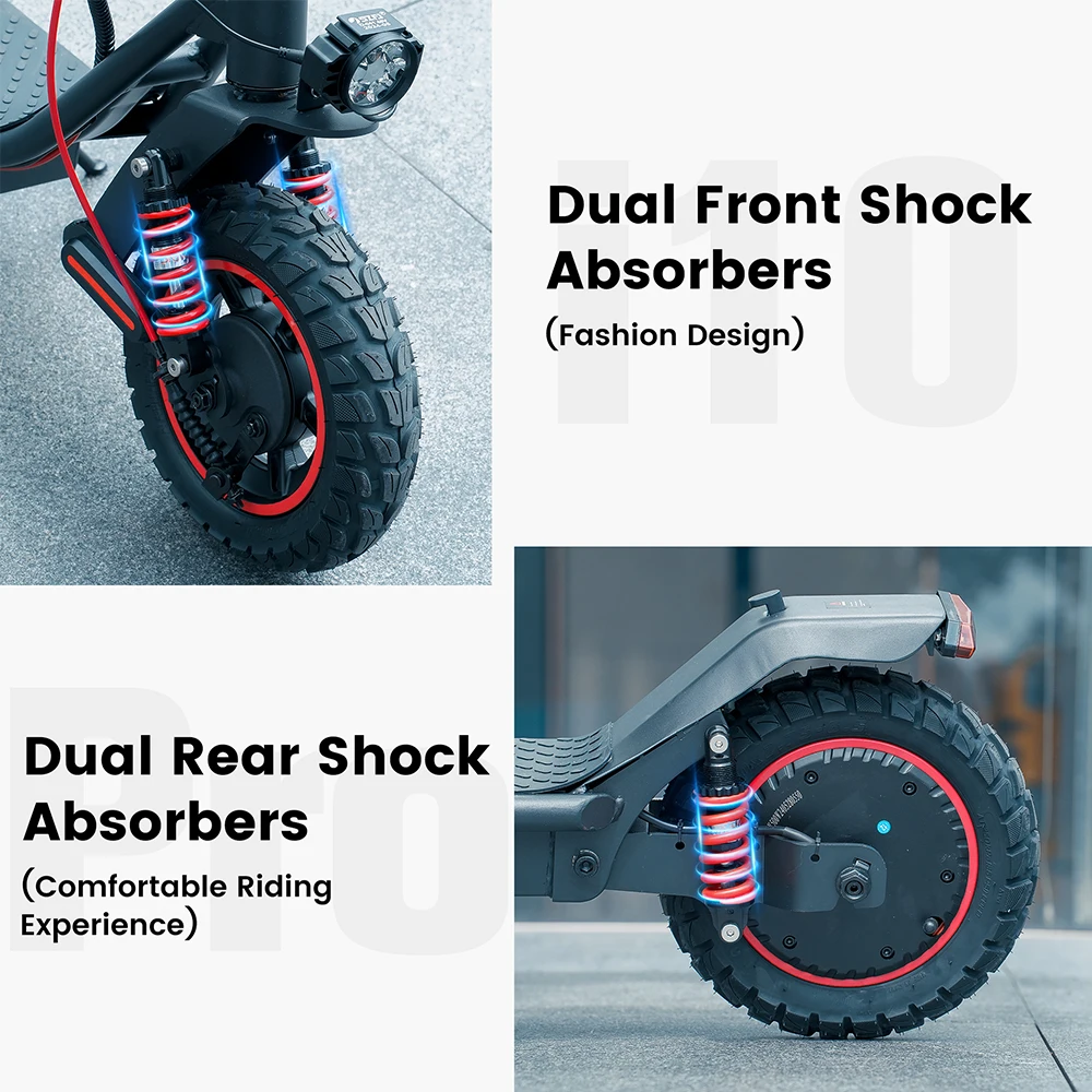 Patinete Eléctrico IScooter I10Pro 800W 48V 15Ah 60 km