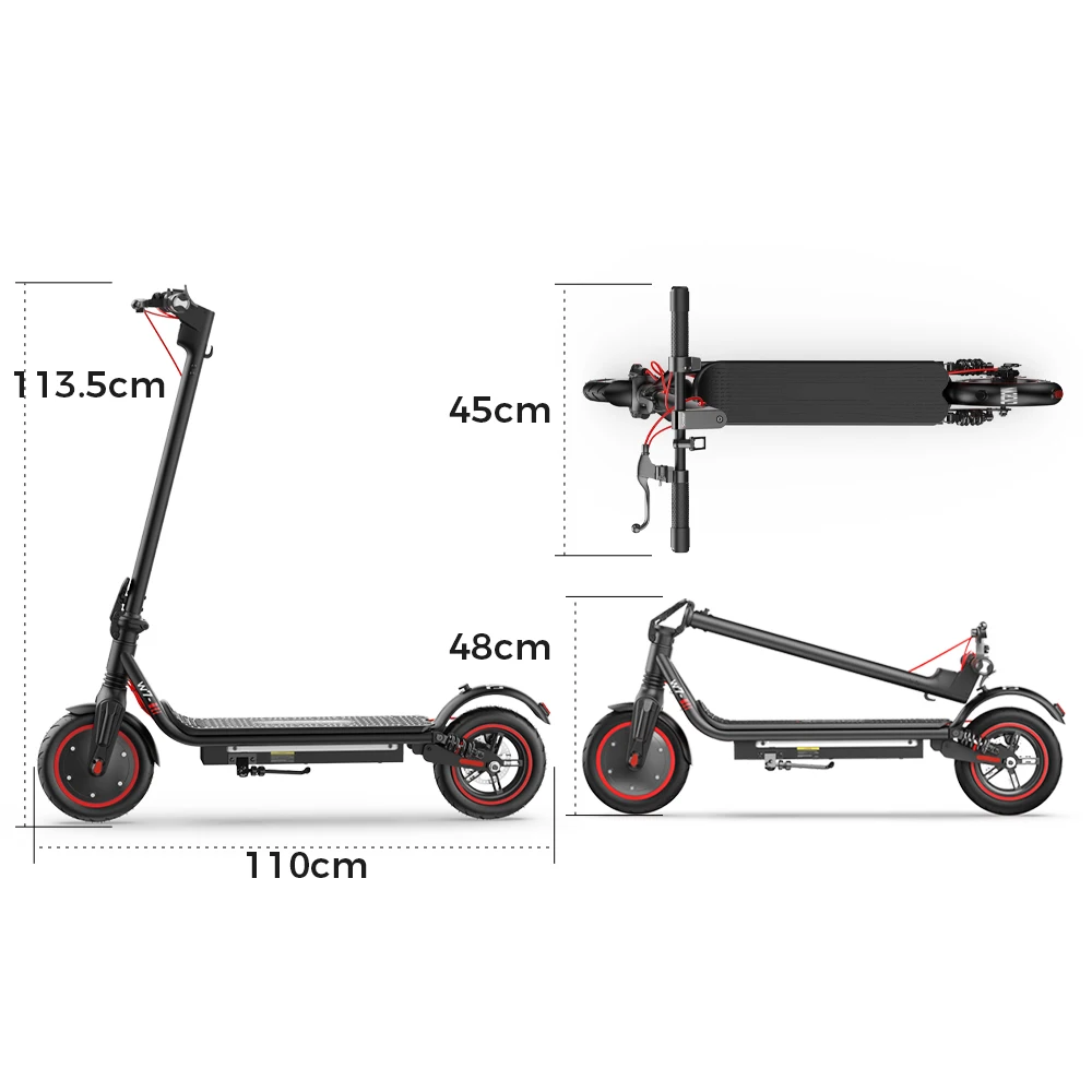 Patinete Eléctrico iScooter W7 8.5 36V 10.5Ah