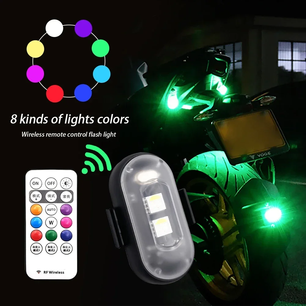Luces LED RGB para patinete y bici | Flash inalámbrico