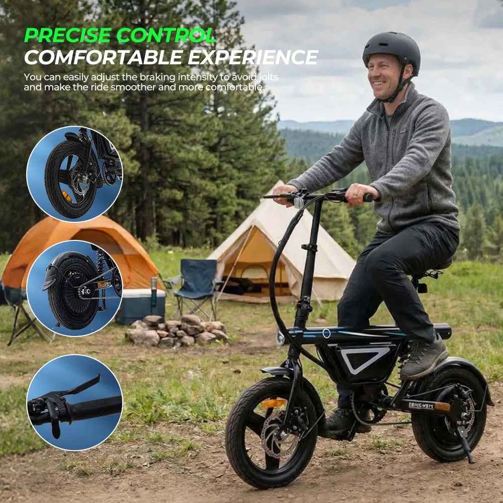 Bicicleta Eléctrica IScooter EB1S 250W 12AH Plegable