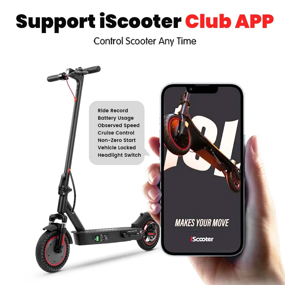 Patinete eléctrico iScooter i9max 36V 10Ah 30-40 km 25 km/h