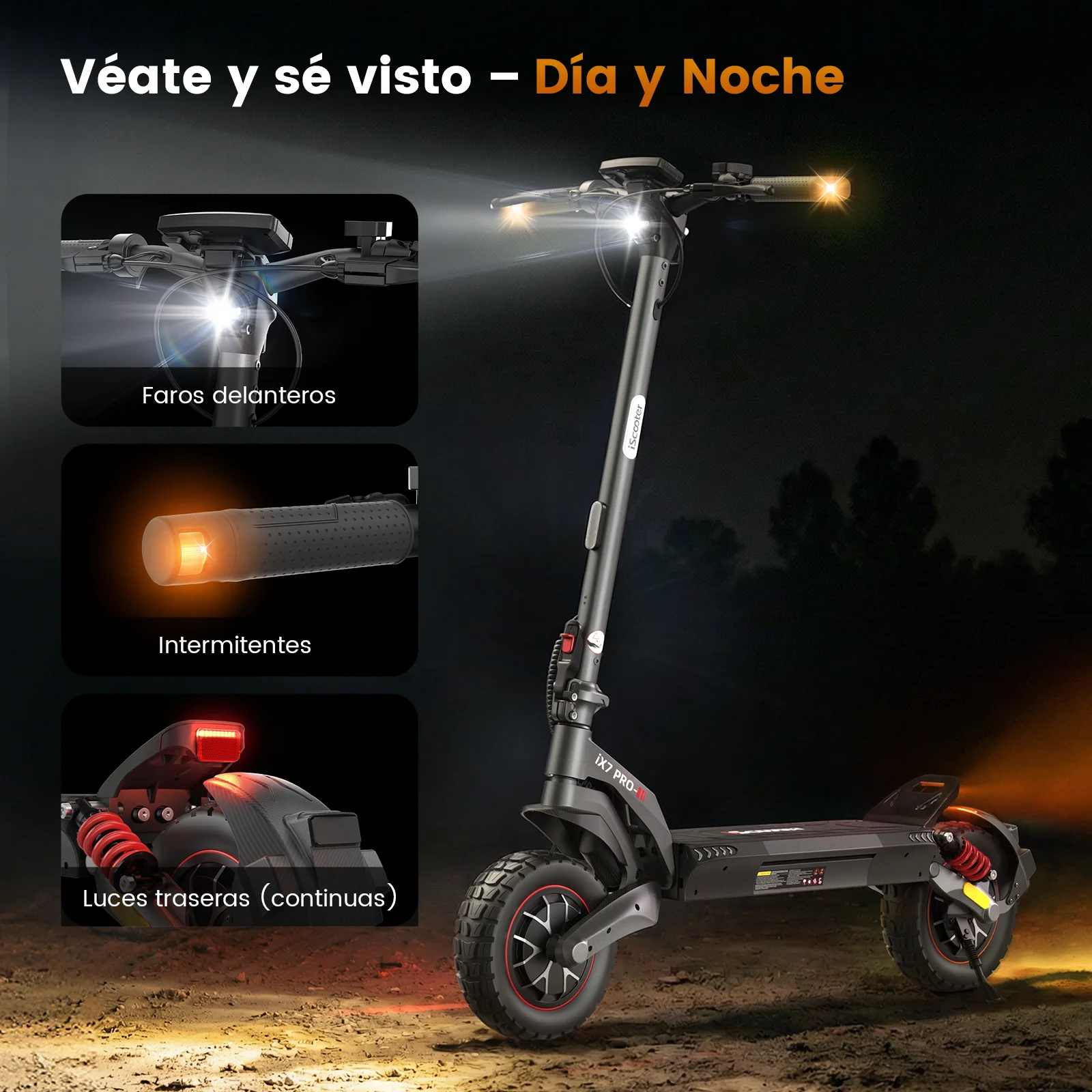 Patinete Eléctrico IScooter IX7Pro: 80 km y App