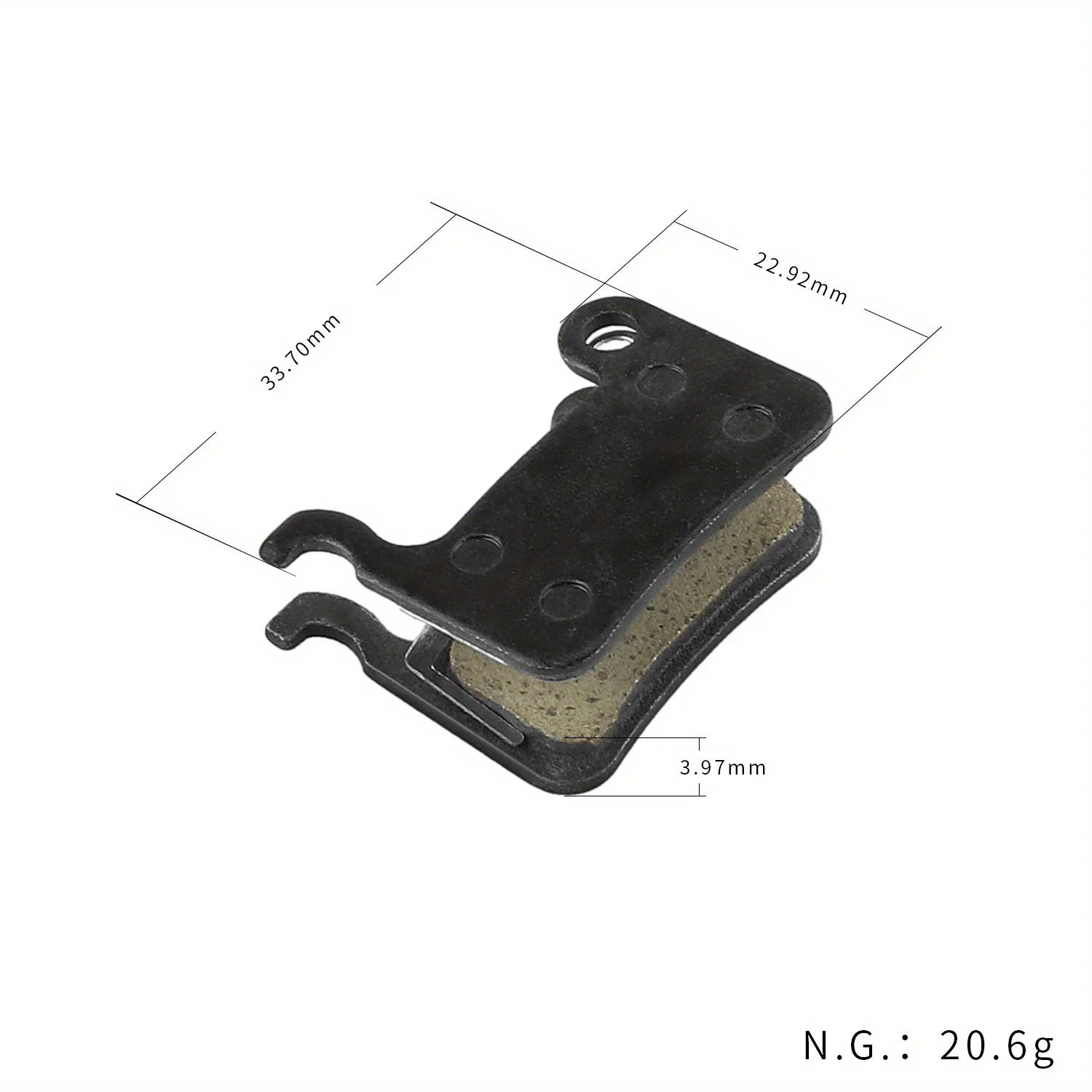 Pastillas de freno semimetálicas para patinete y bici