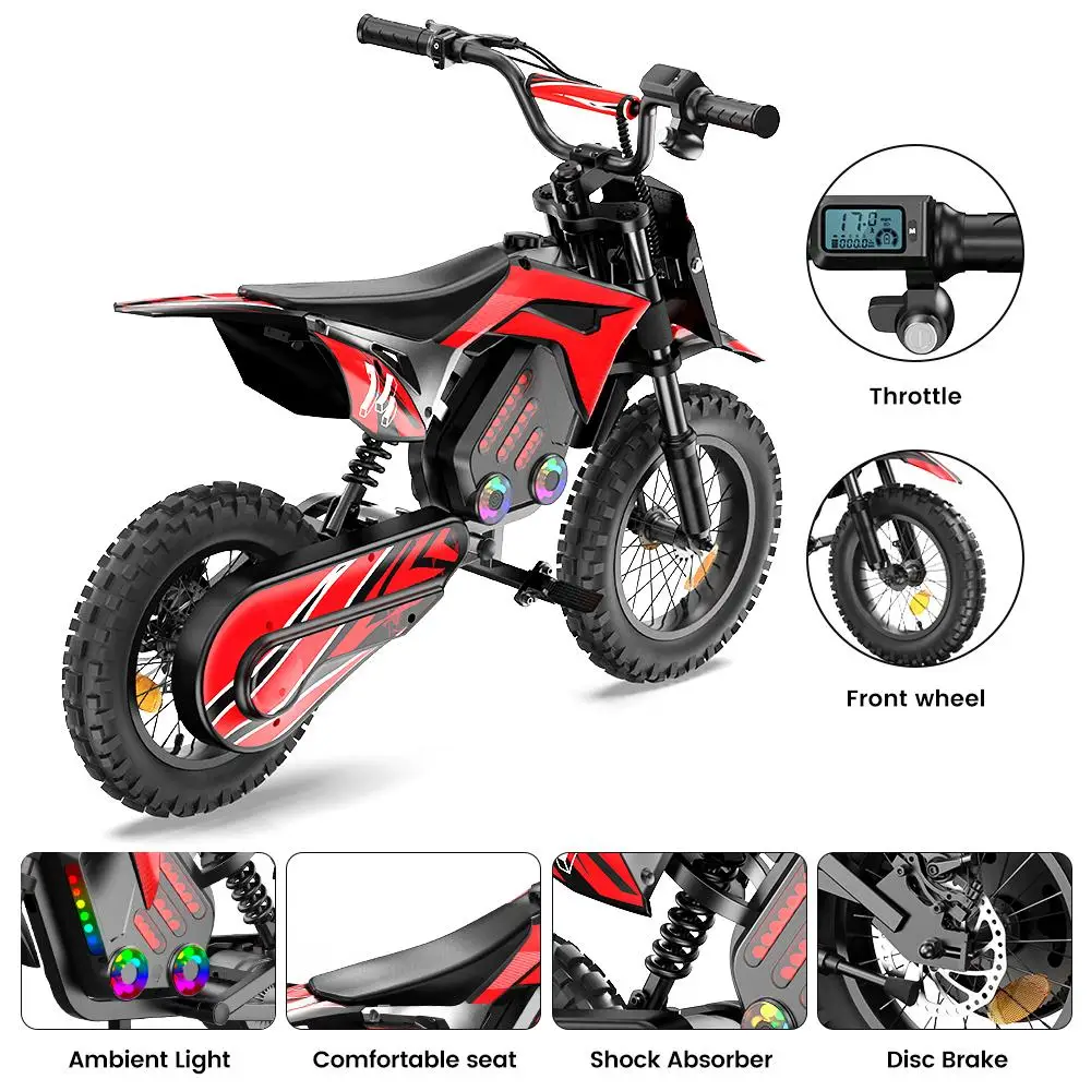 Patinete Eléctrico IScooter A14 para Niños: 500W, 22 km y Bluetooth