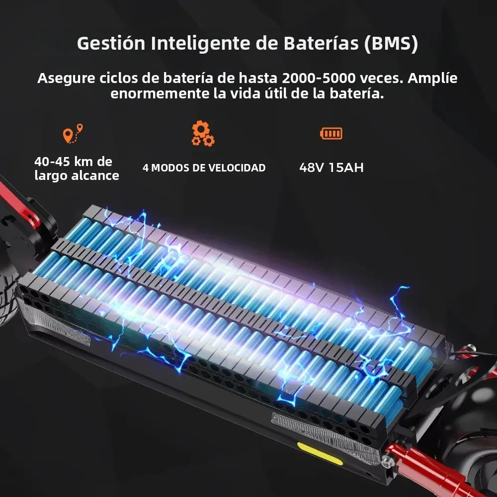 Patinete Eléctrico IScooter IX4 48V 15Ah 45 km 25 km/h