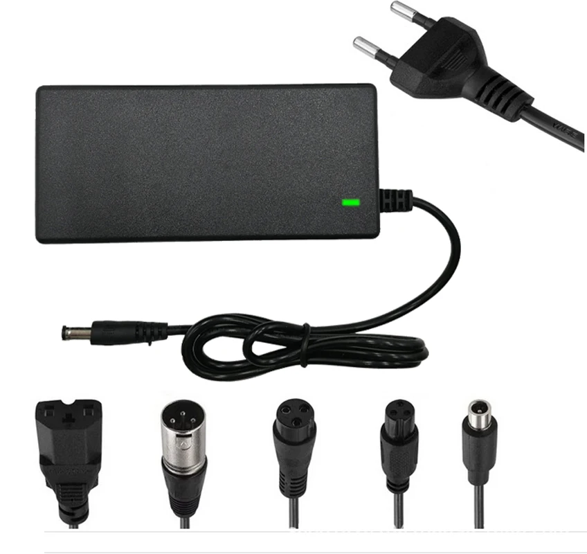 Cargador patinete eléctrico 42V/54,6V 2A universal litio