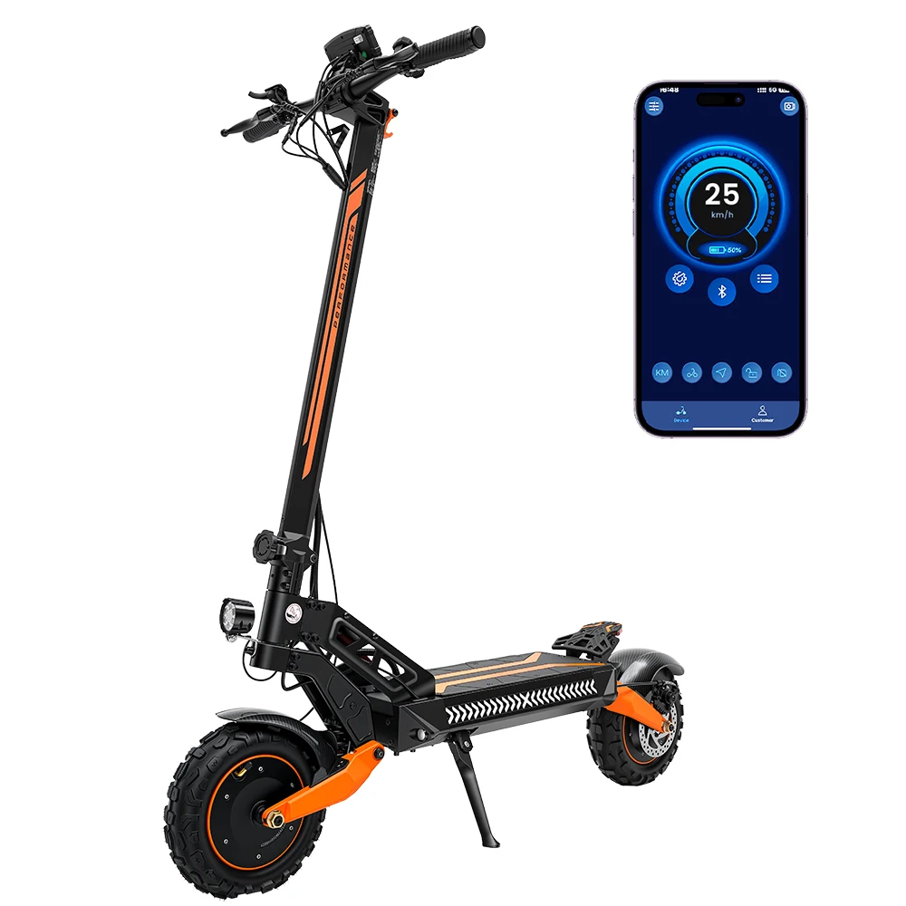 Patinete eléctrico IScooter W12 3000W 25Ah 100 km plegable