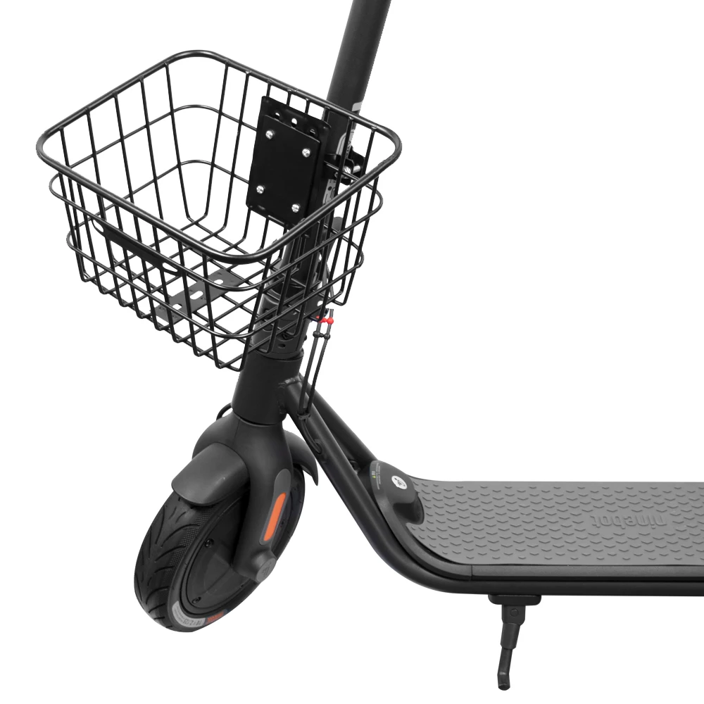 Cesta frontal de acero inoxidable para Xiaomi M365 y Ninebot