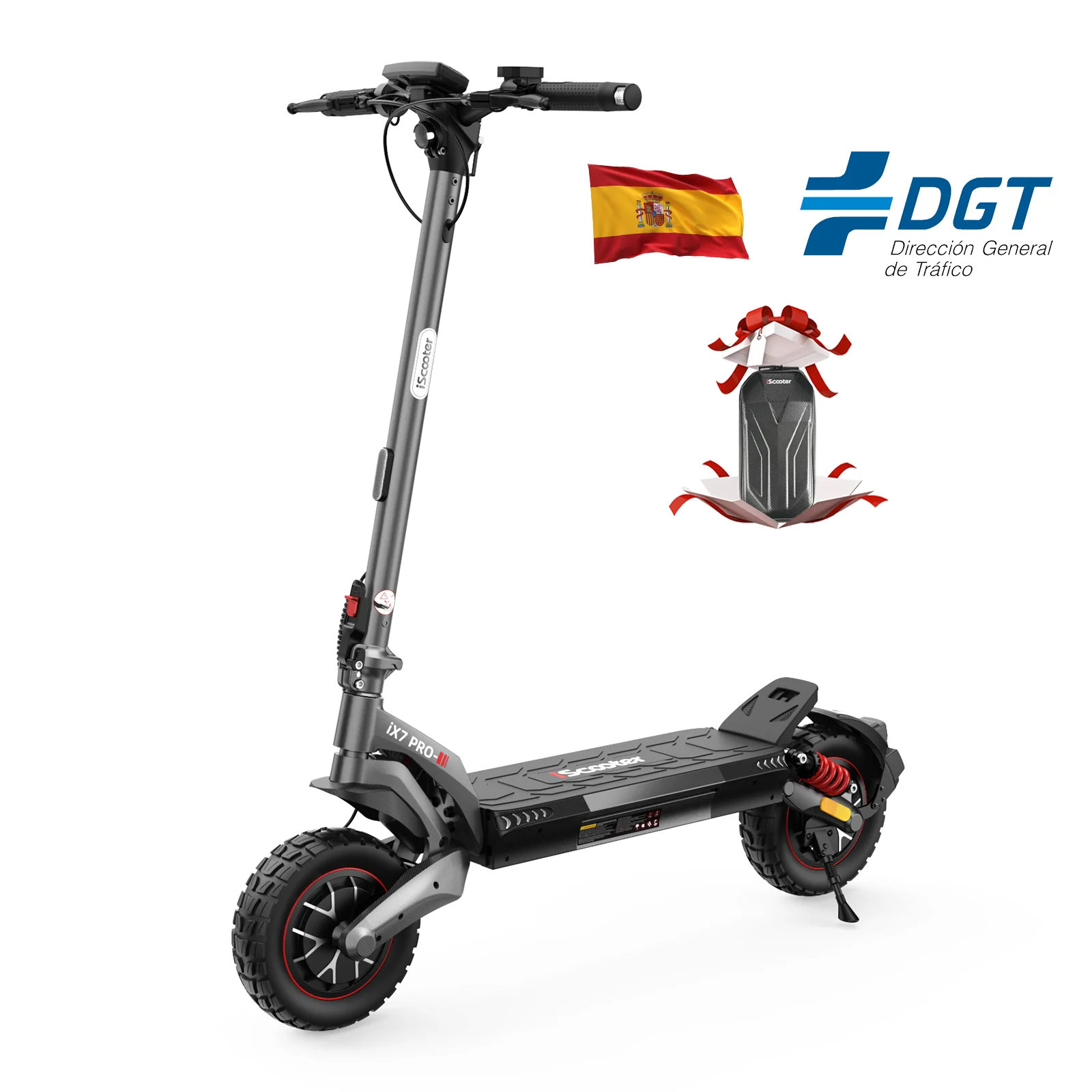 Patinete Eléctrico IScooter IX7Pro: 80 km y App