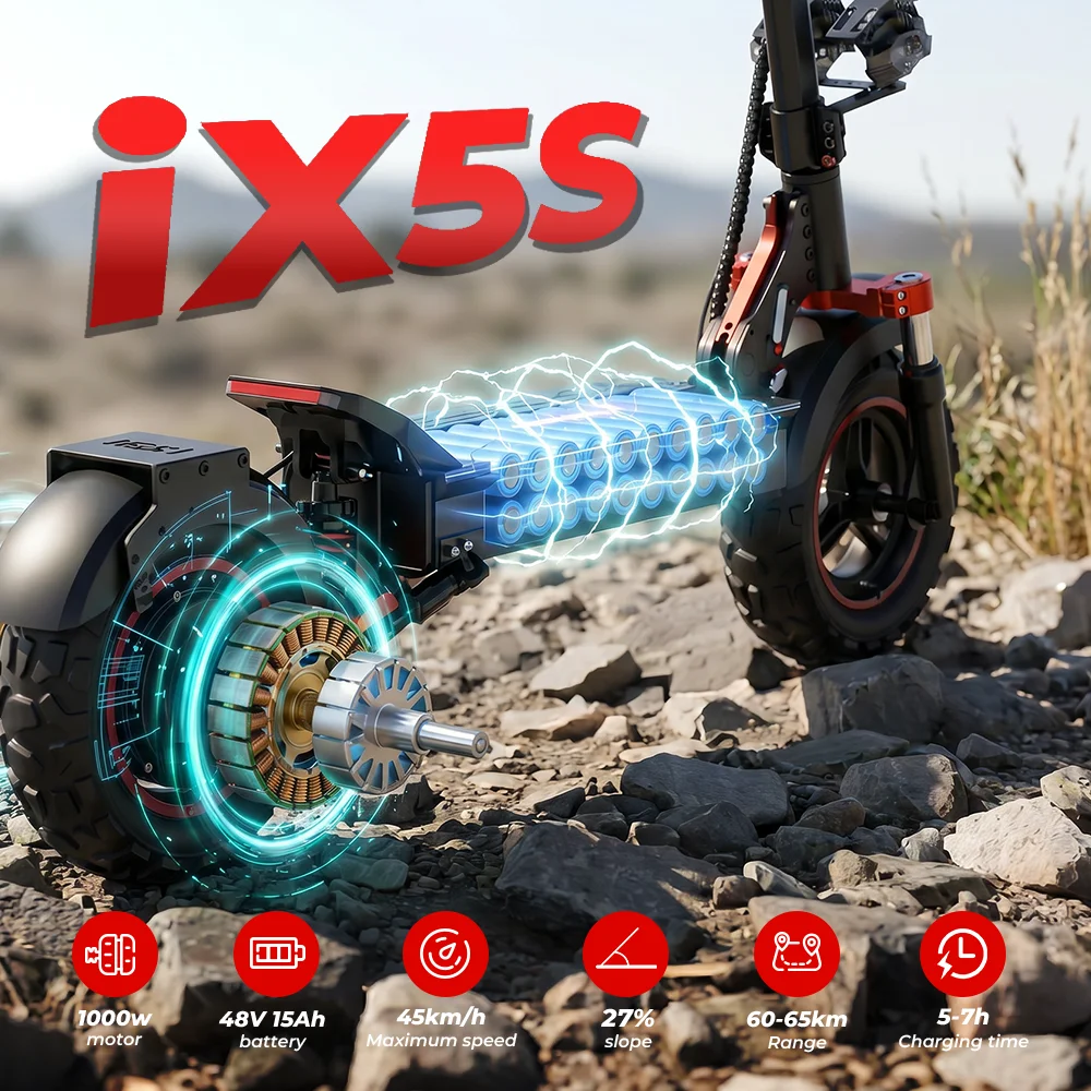 Patinete Eléctrico iScooter iX5s 1000W 15Ah Off Road