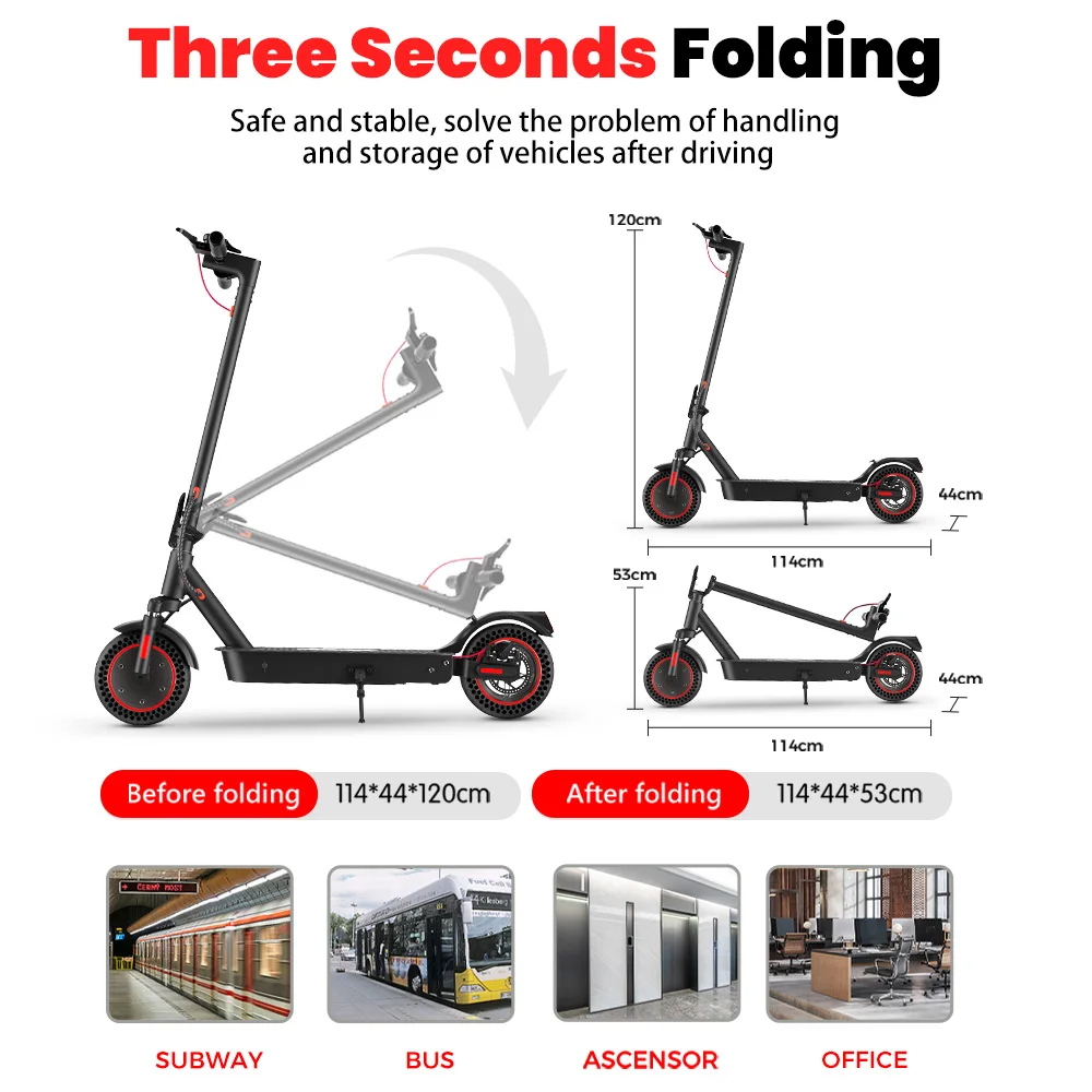 Patinete Eléctrico IScooter I9MAX 10Ah 25km/h 40km