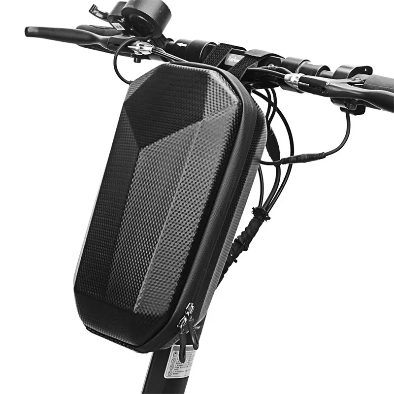 Bolsa colgante impermeable y rígida para scooter eléctrico