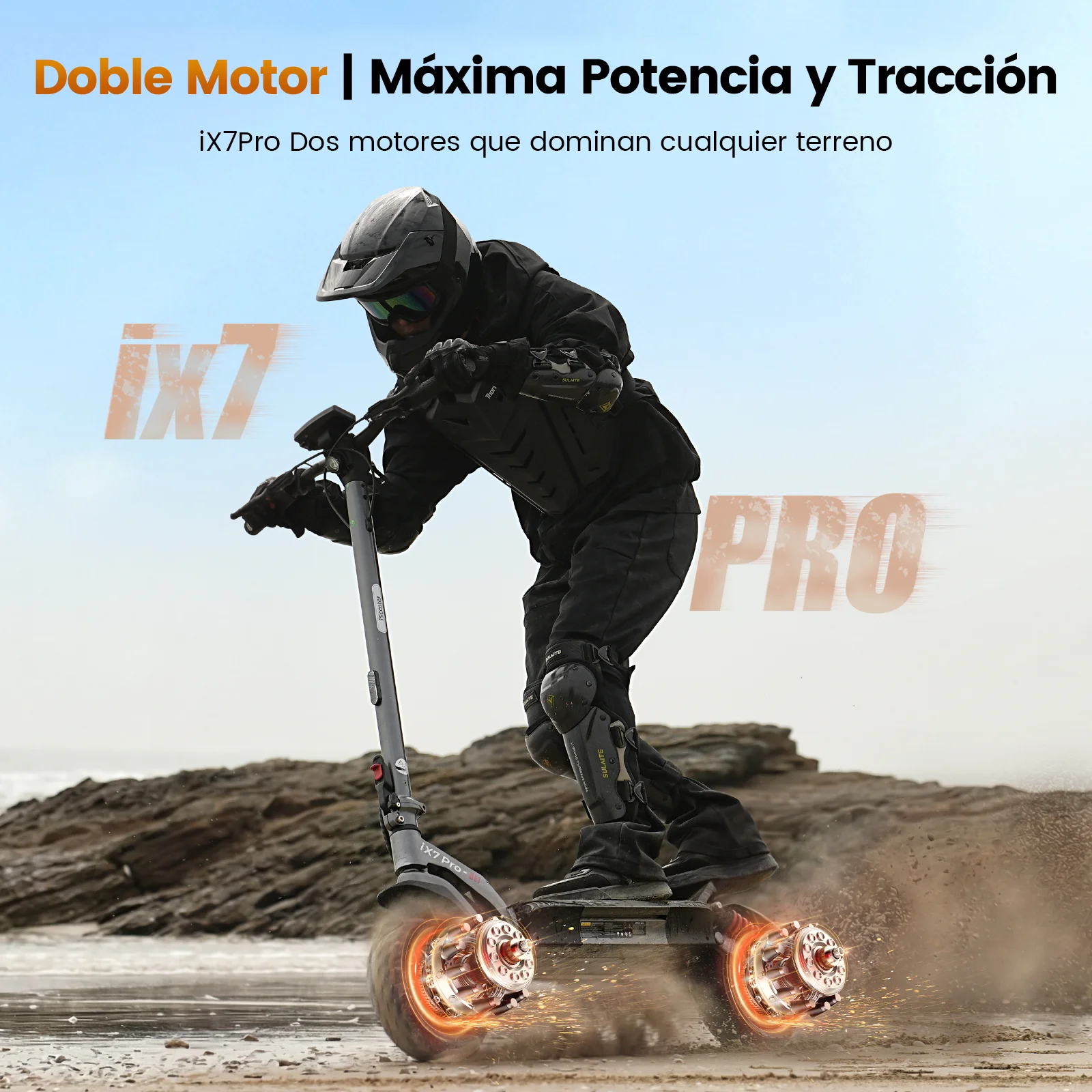 Patinete Eléctrico IScooter IX7Pro: 80 km y App