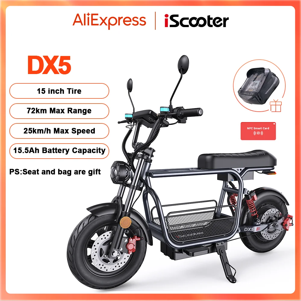 Patinete Eléctrico IScooter DX5 Off-Road para Adultos