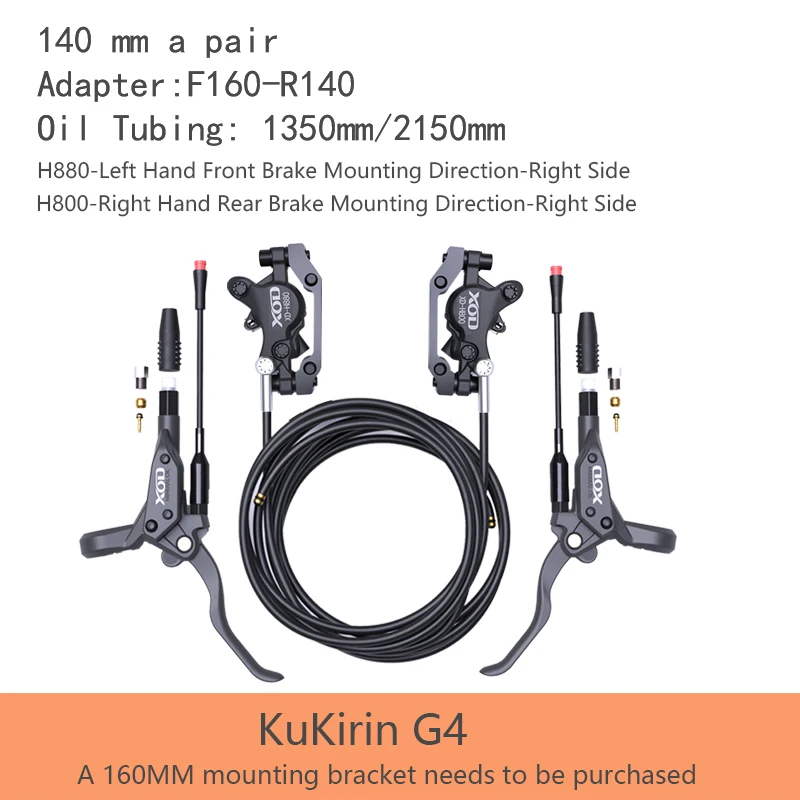 Freno hidráulico XOD H800/H880 para KUKirin G2 Master