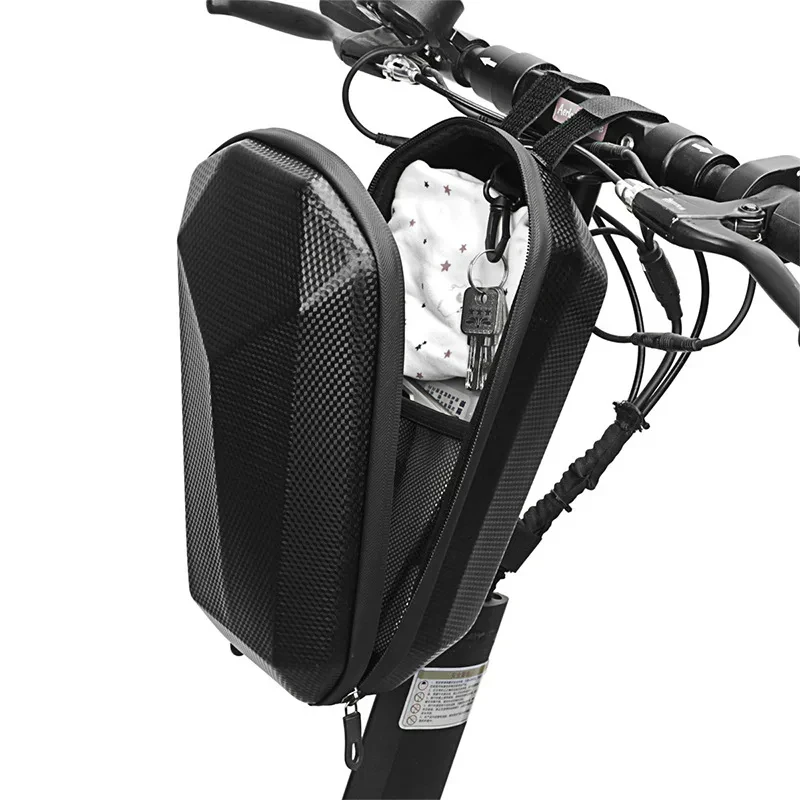 Bolsa colgante impermeable y rígida para scooter eléctrico