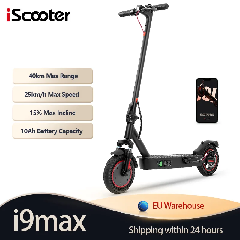 Patinete Eléctrico IScooter I9MAX 10Ah 25km/h 40km