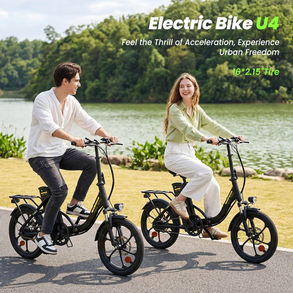 Bicicleta eléctrica iScooter 250W 16 ciudad y todoterreno