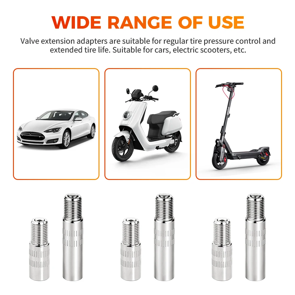 Adaptador válvula aire extensión patinete Xiaomi M365 1S Pro