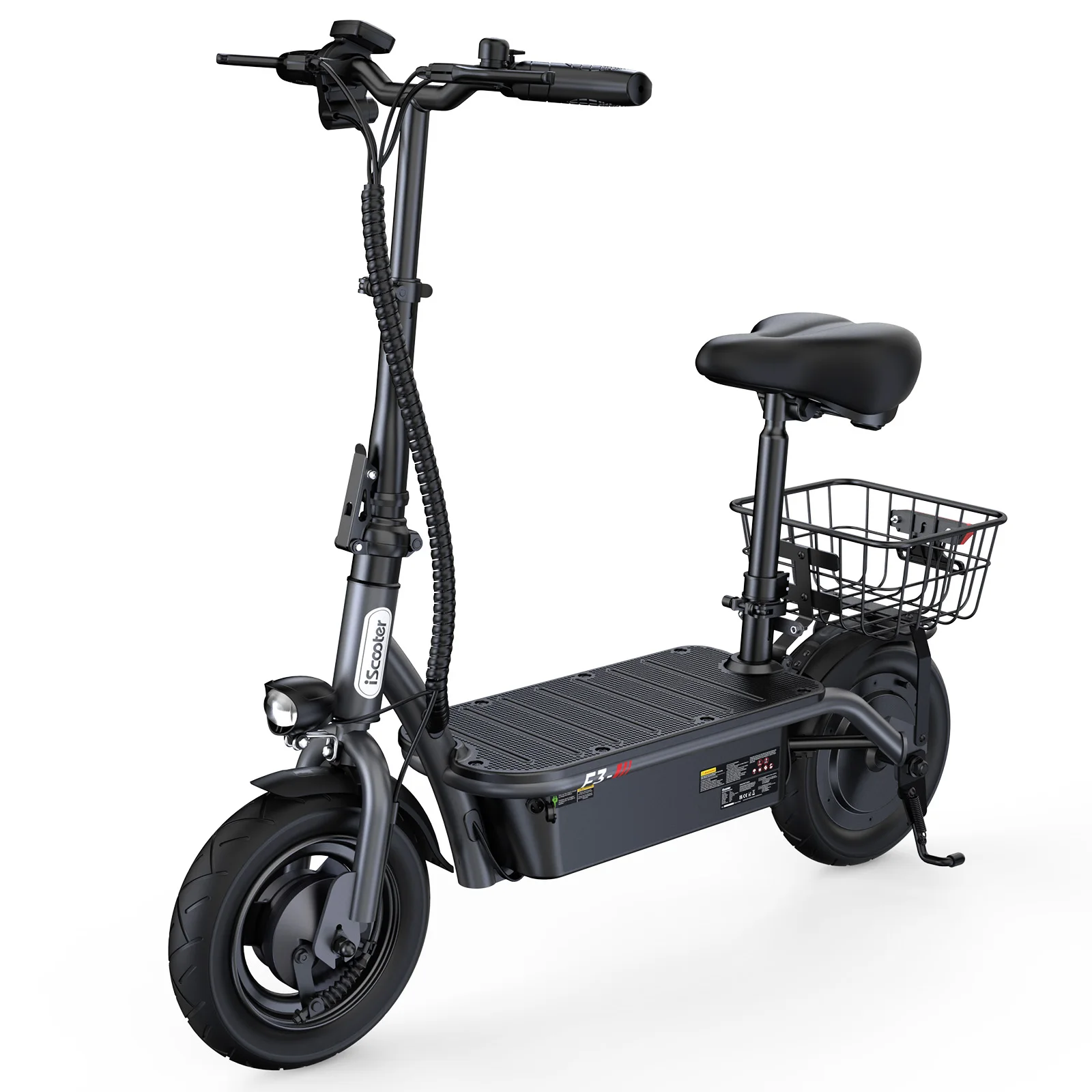 Patinete Eléctrico iScooter F3: 60 km, 1000 W y 45 km/h