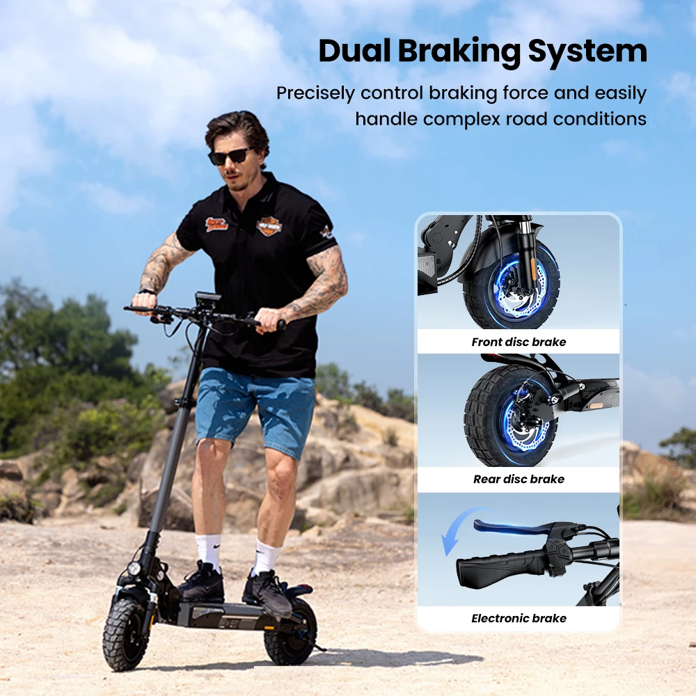 Patinete Eléctrico iScooter W9 48V 14Ah Off Road