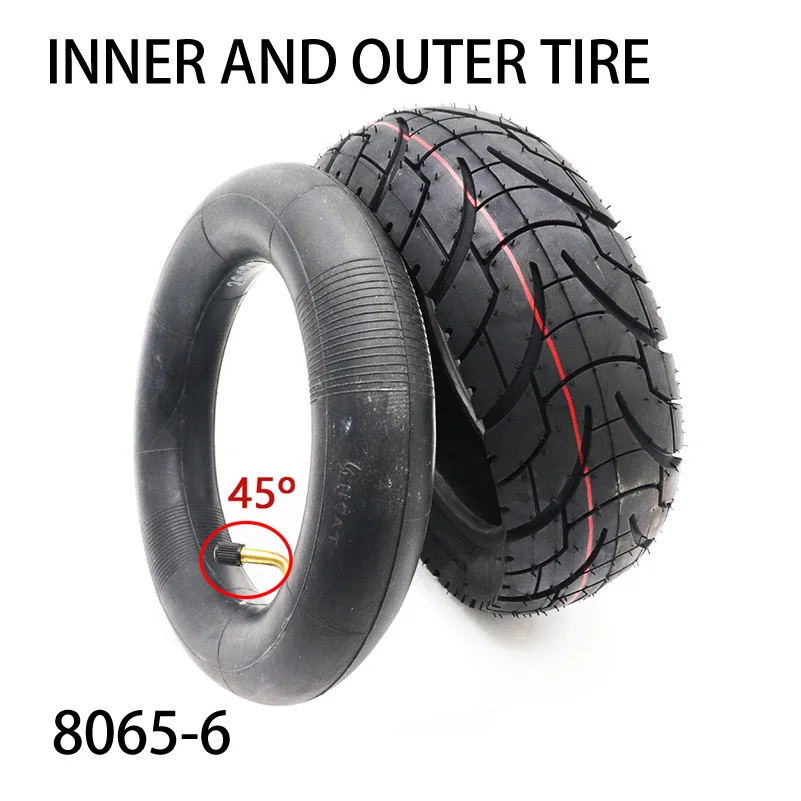 Neumático 80/65-6 con cámara para patinete eléctrico Zero