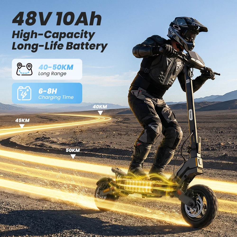 Patinete Eléctrico IScooter IF1 1200W 48V 10Ah Todoterreno