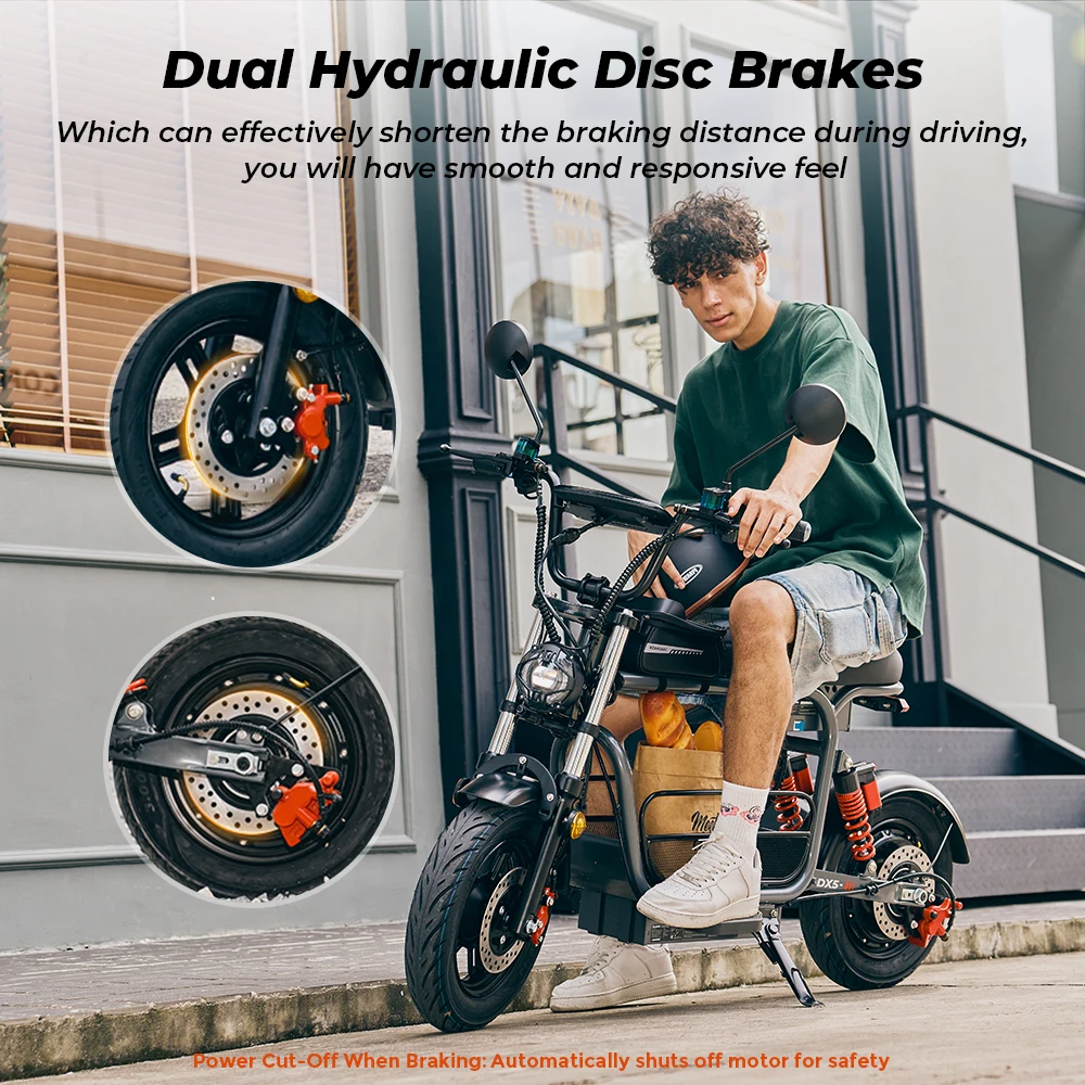 Patinete Eléctrico IScooter DX5 Off-Road para Adultos